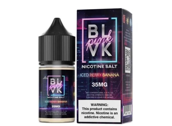 BLVK SALT PINK ICED BERRY BANANA 30ML 35