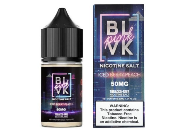 BLVK SALT PINK ICED BERRY PEACH 30ML 50M